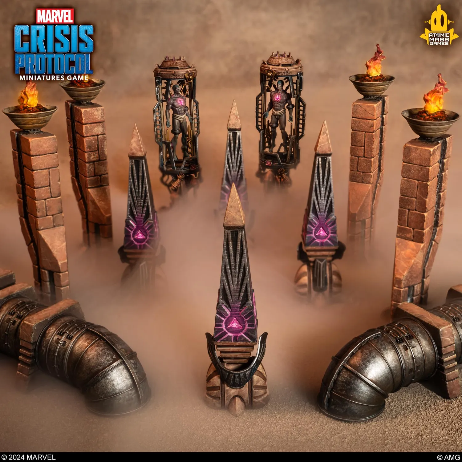 Asmodee Marvel Crisis Protocol Dark Future Geländeset