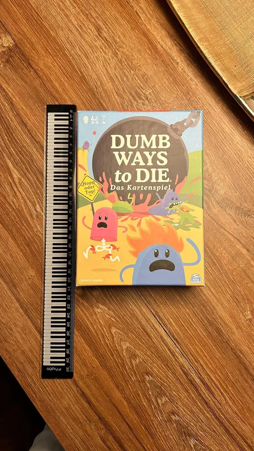 Spin Master Dumb Ways to Die Kartenspiel deutsch ab 12 Jahren