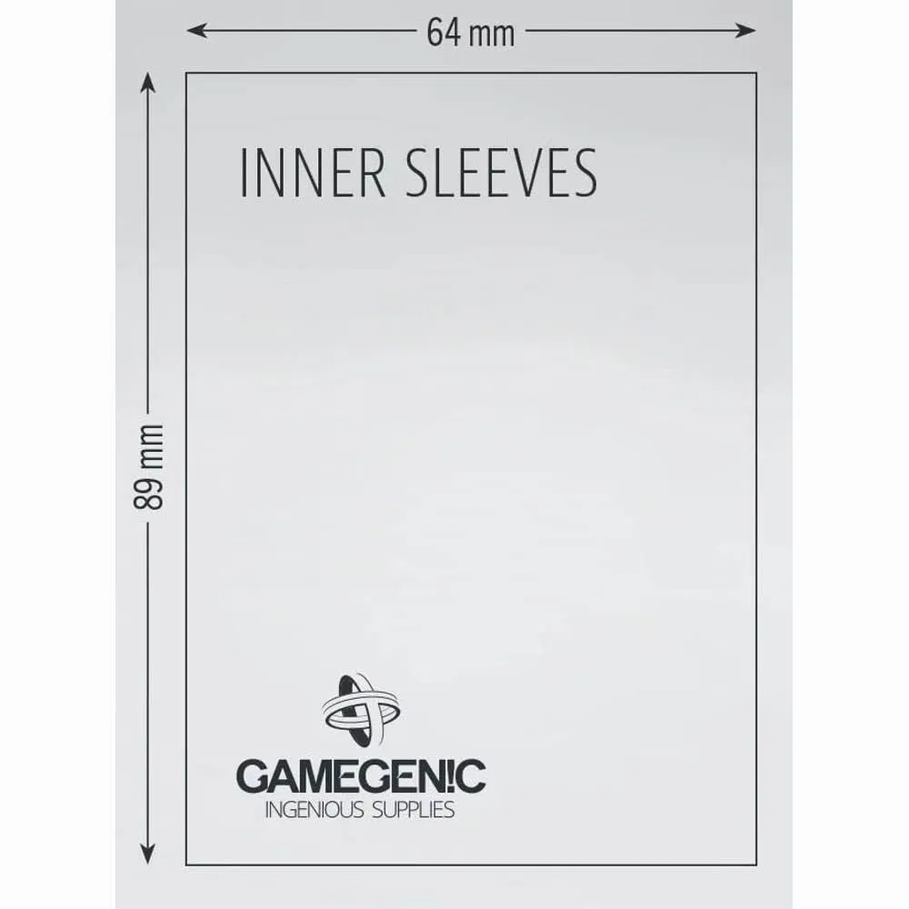 Gamegenic Inner Sleeves Kartenhüllen transparent 100 Stück