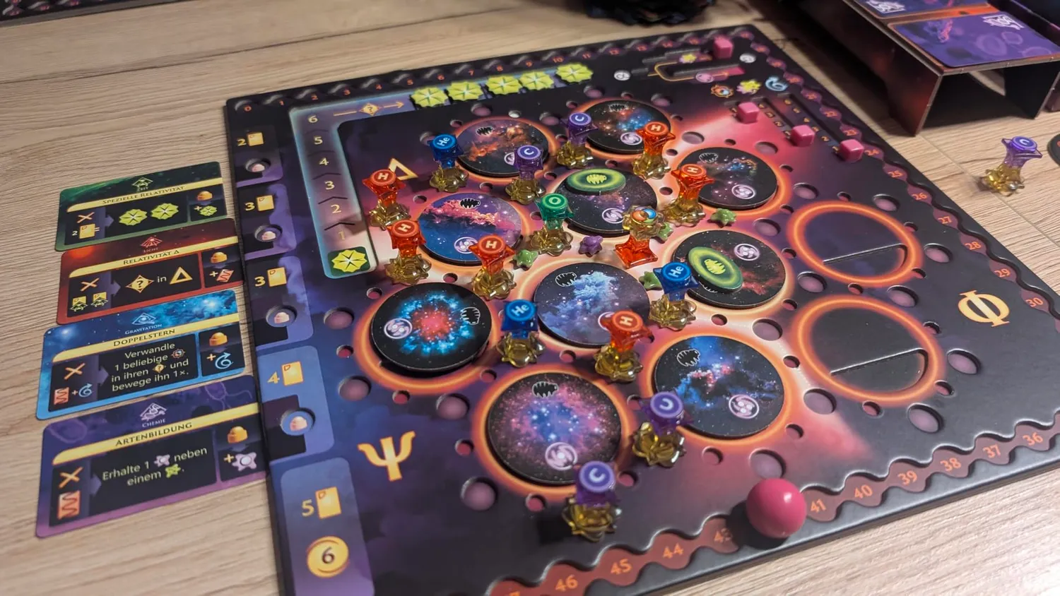 Crafting the Cosmos Taktisches Kennerspiel Deutsch 2-4 Spieler