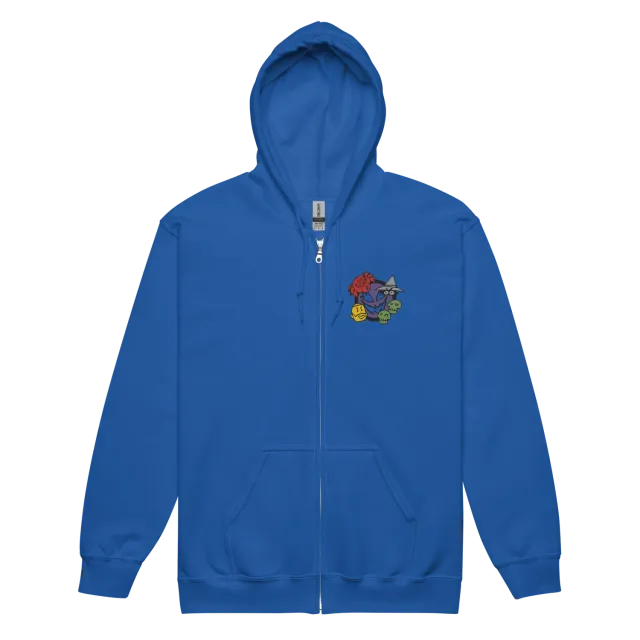 Leder Games Vast Zip-Hoodie Schwarz L Stick
