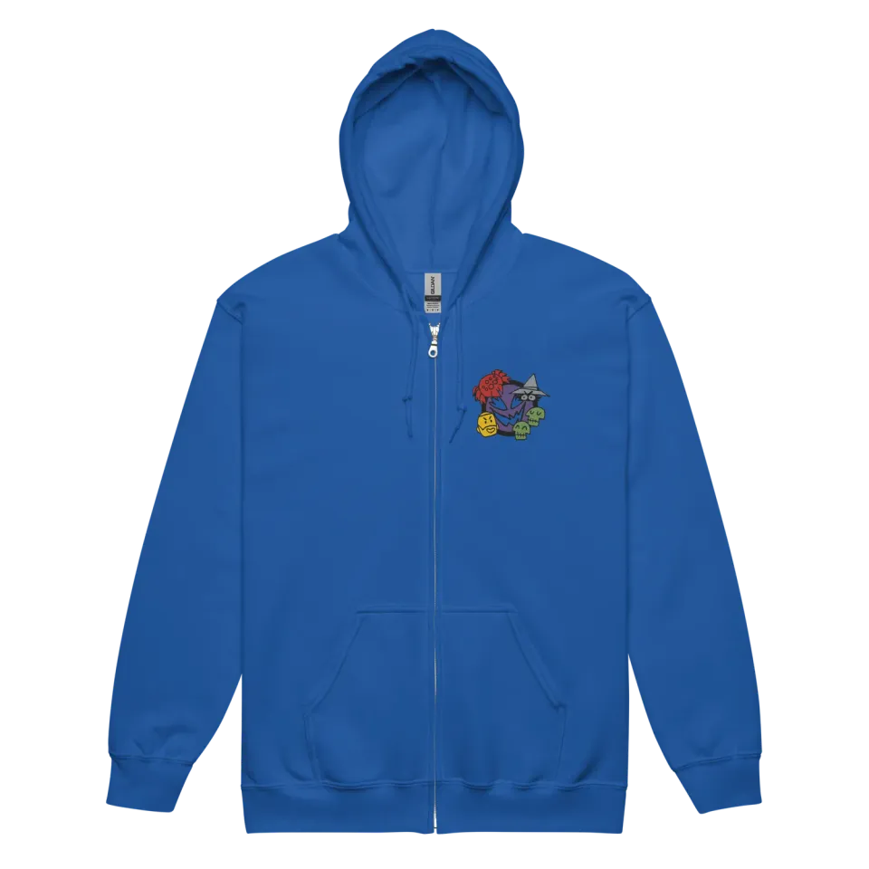 Leder Games Vast Zip-Hoodie Schwarz L Stick