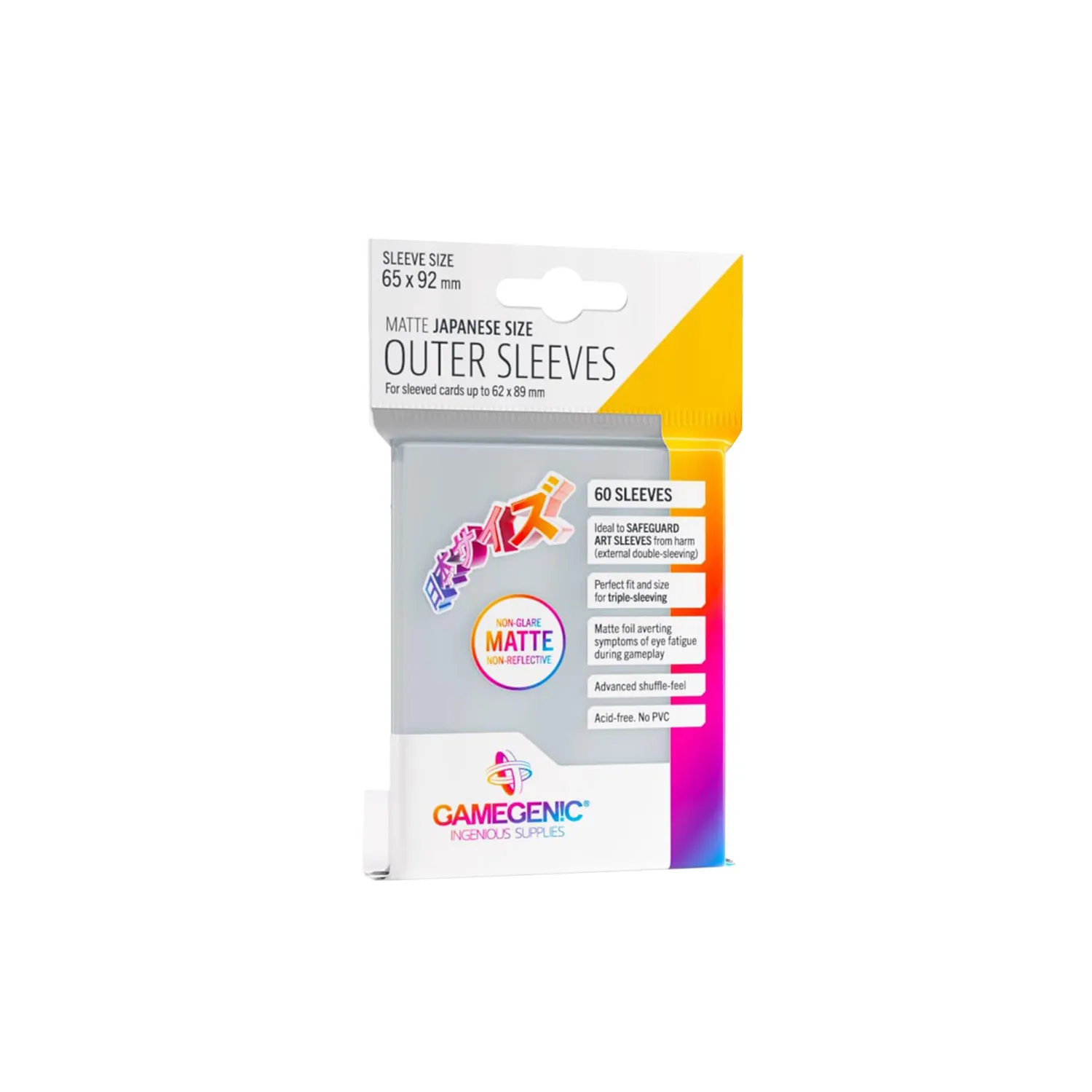Gamegenic Outer Sleeves Matte Standard Kartenhüllen 50 Stück