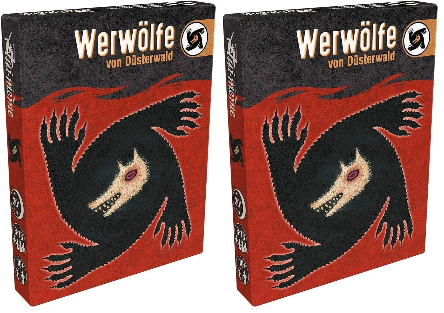 Asmodee Werwölfe von Düsterwald Der Pakt Partyspiel Box
