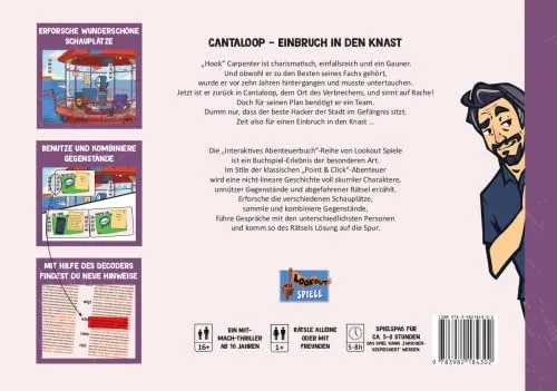 Lookout Cantaloop Buch 1 Einbruch in den Knast Rätselspiel