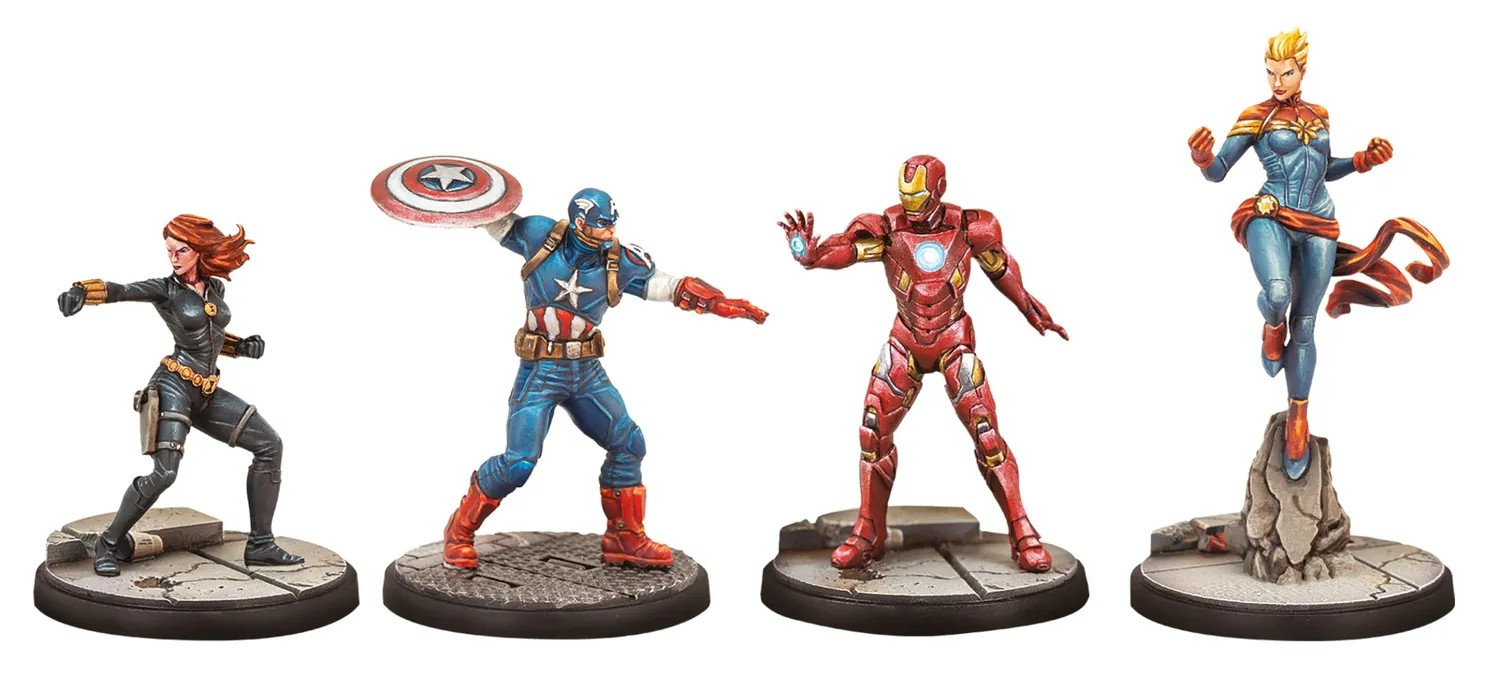 Asmodee Marvel Crisis Protocol Avengers Affiliation Pack Tabletop