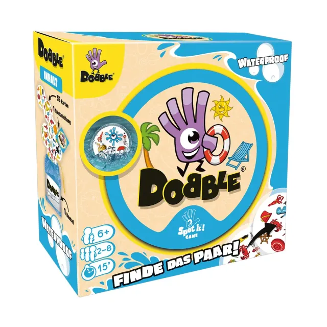 Dobble Waterproof Eco Kartenspiel wasserdicht