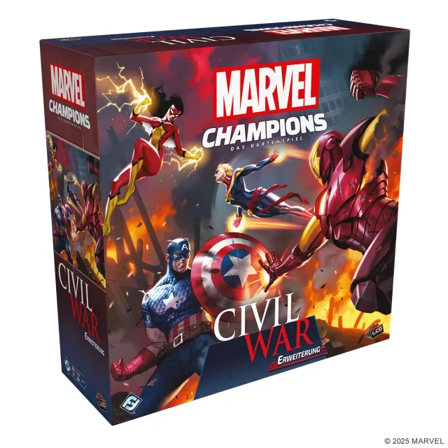 Asmodee Marvel Champions Civil War Kartenspiel-Erweiterung Deutsch kooperativ