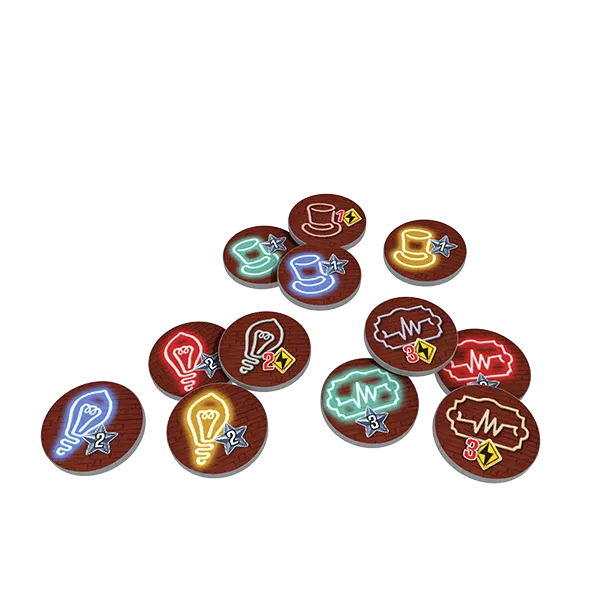 Cranio Nucleum Neons Promo Erweiterung 3 Neon-Chips