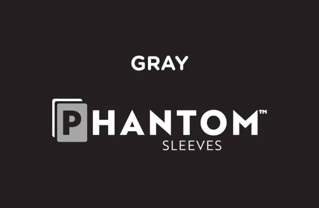 Capstone Games Phantom Sleeves Gray Kartenhüllen Standard