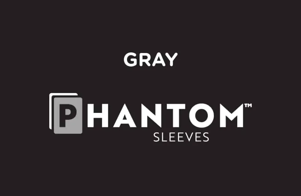 Capstone Games Phantom Sleeves Gray Kartenhüllen Standard