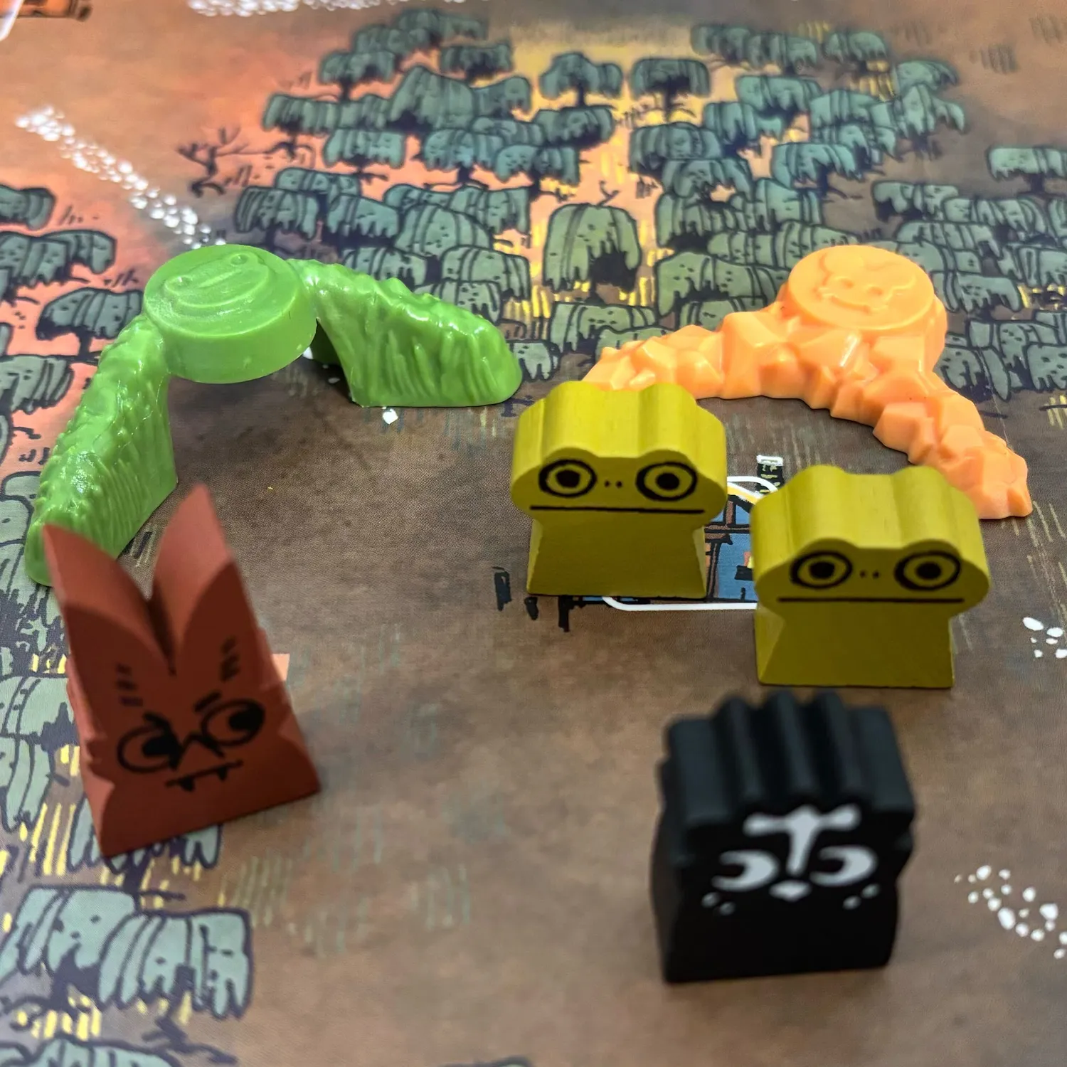 Leder Games Root Frog Clearing Markers Frosch