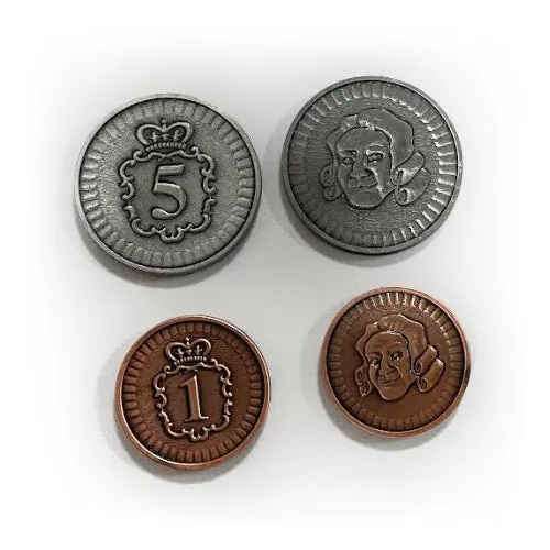 Cranio Newton Metal Coins Münzset Metall