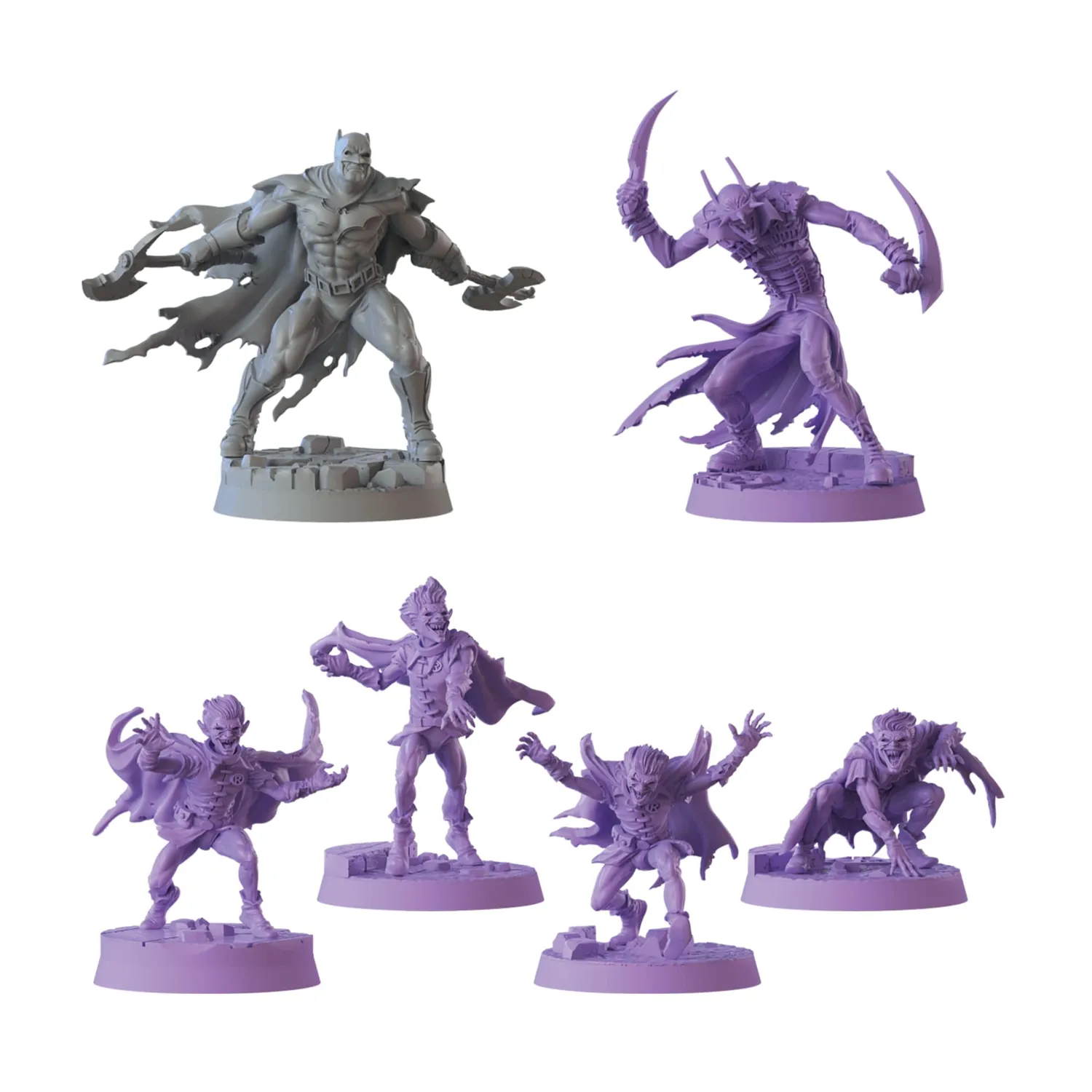 CMON Zombicide Batman Dark Nights Metal Pack 1 Miniaturen