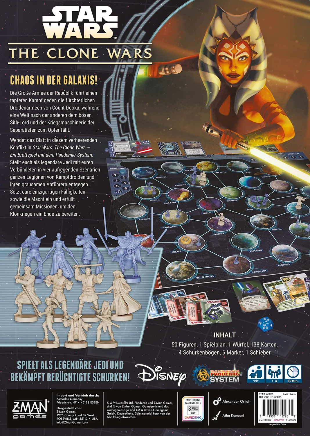 ZMan Star Wars The Clone Wars Brettspiel Deutsch kooperativ