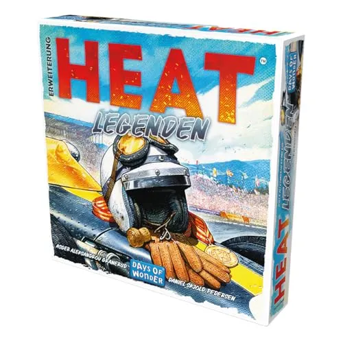 Asmodee Heat Legenden Erweiterung Deutsch für 12 Rennwagen