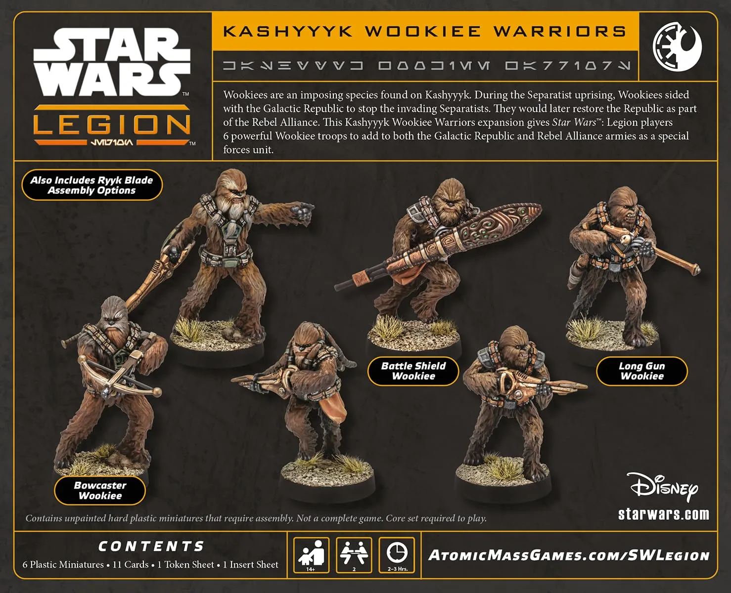 Asmodee Star Wars: Legion Kashyyyk Wookiee-Krieger Tabletop-Erweiterung