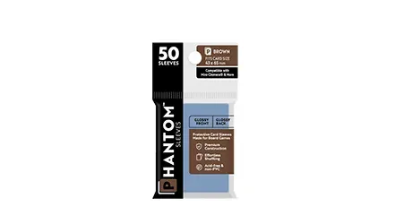 Capstone Games Phantom Sleeves Brown Kartenhüllen Mini-Chimera