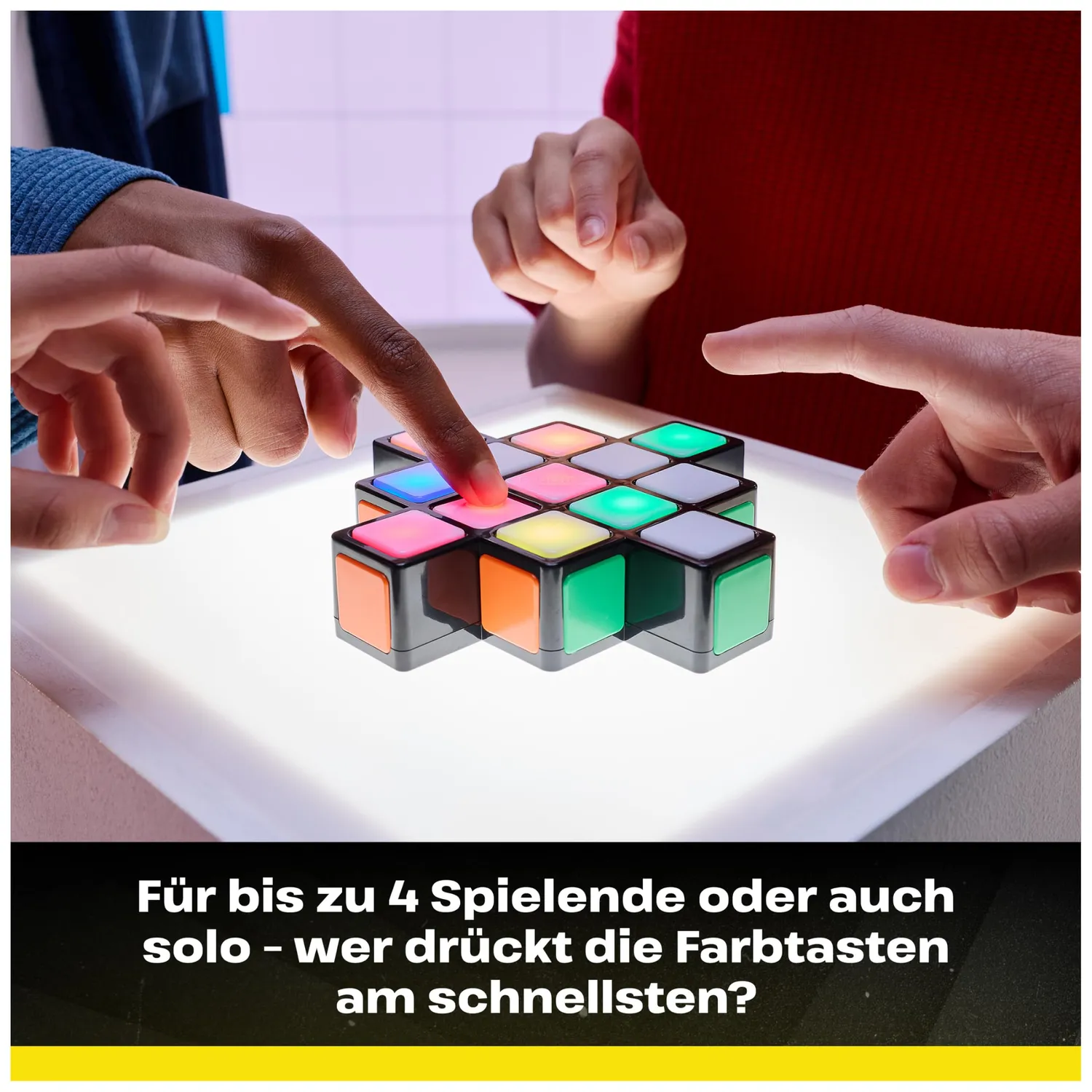 Rubik's Rush elektronisches Farbenspiel 1-4 Spieler ab 7 Jahren