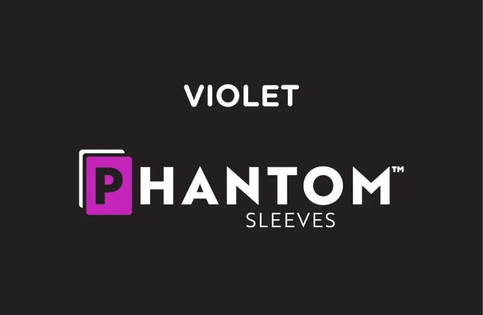 Capstone Games Phantom Sleeves Violet Kartenhüllen Gloss