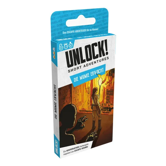 Asmodee Unlock! Short Adventures Die Mumie erwacht Rätselspiel