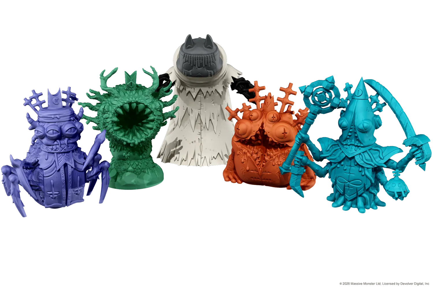 Paper Fort Games Cult of the Lamb Miniaturen Pack 10 Figuren