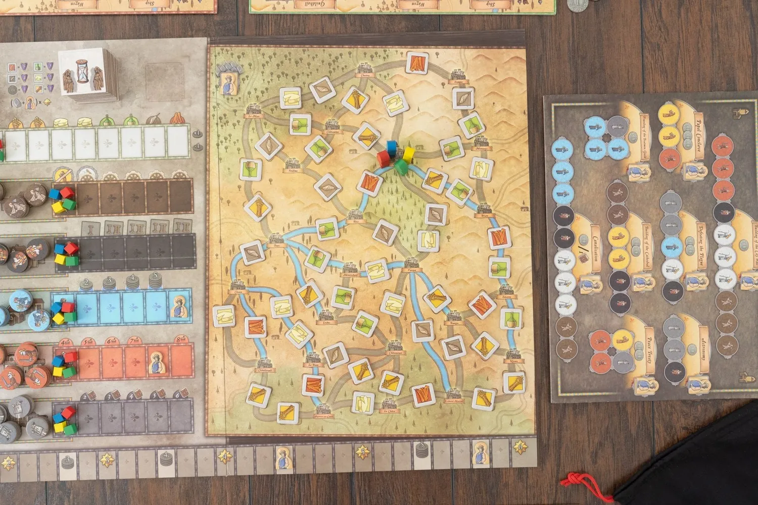 Capstone Games Orléans Brettspiel Grundspiel Bag-Building
