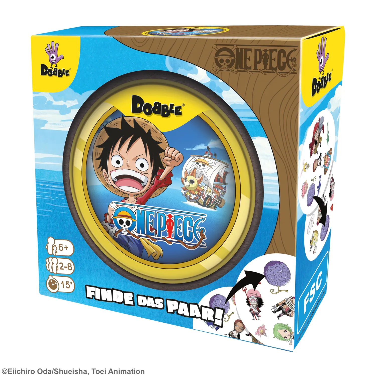 Zygomatic Dobble One Piece Kartenspiel Deutsch Metalldose