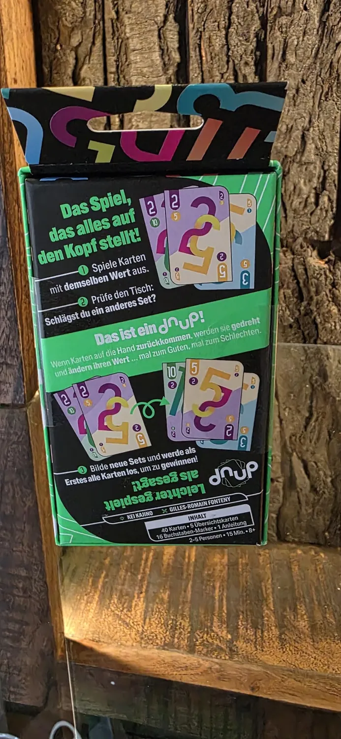 Asmodee dnup Kartenspiel 2-5 Spieler Wende-Karten