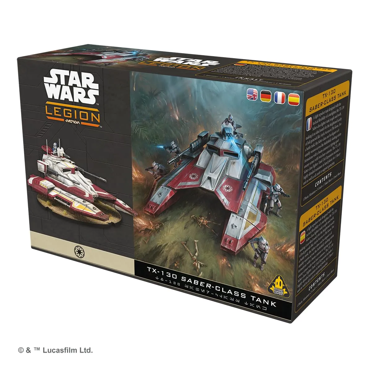 Star Wars Legion TX-130 Saber Tank Tabletop-Erweiterung Republik