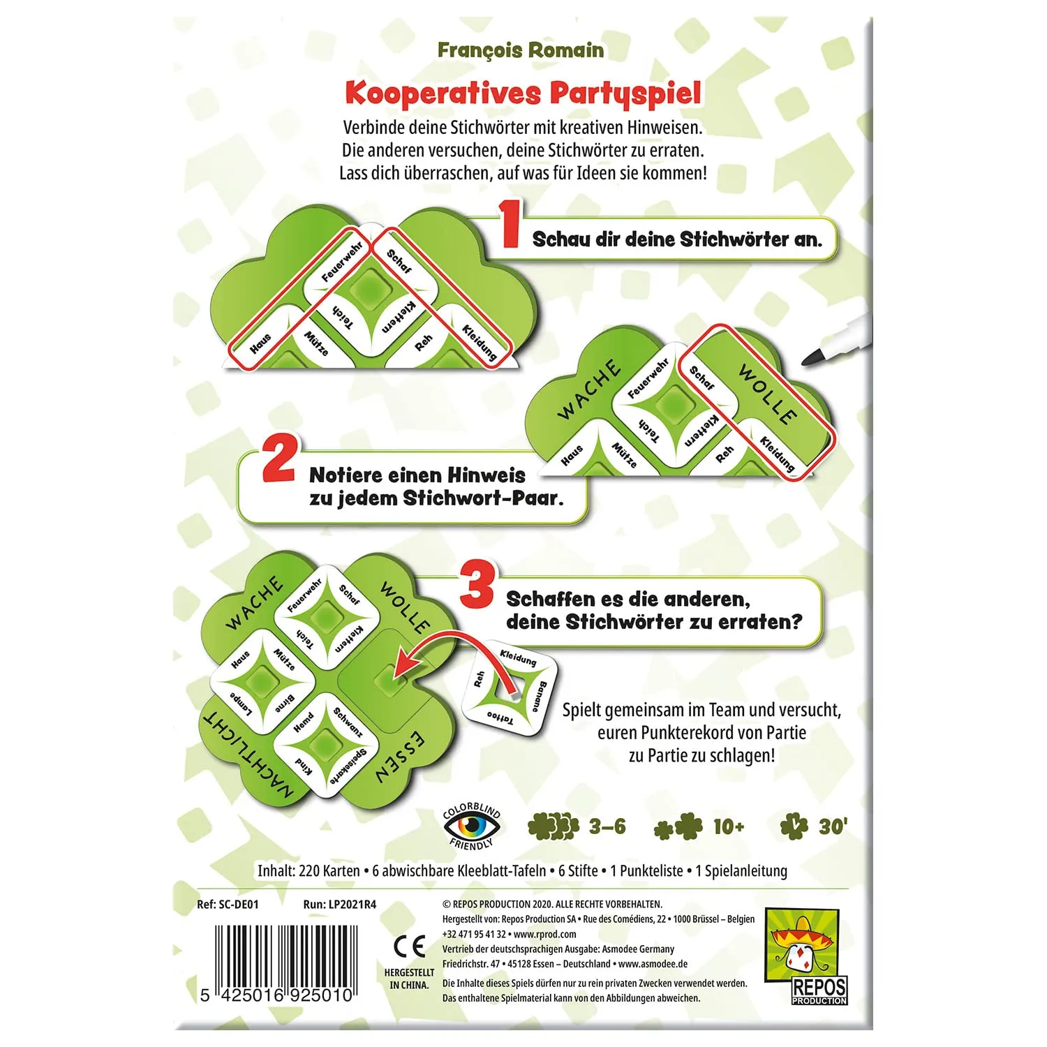 Asmodee So Kleever Partyspiel Deutsch kooperativ