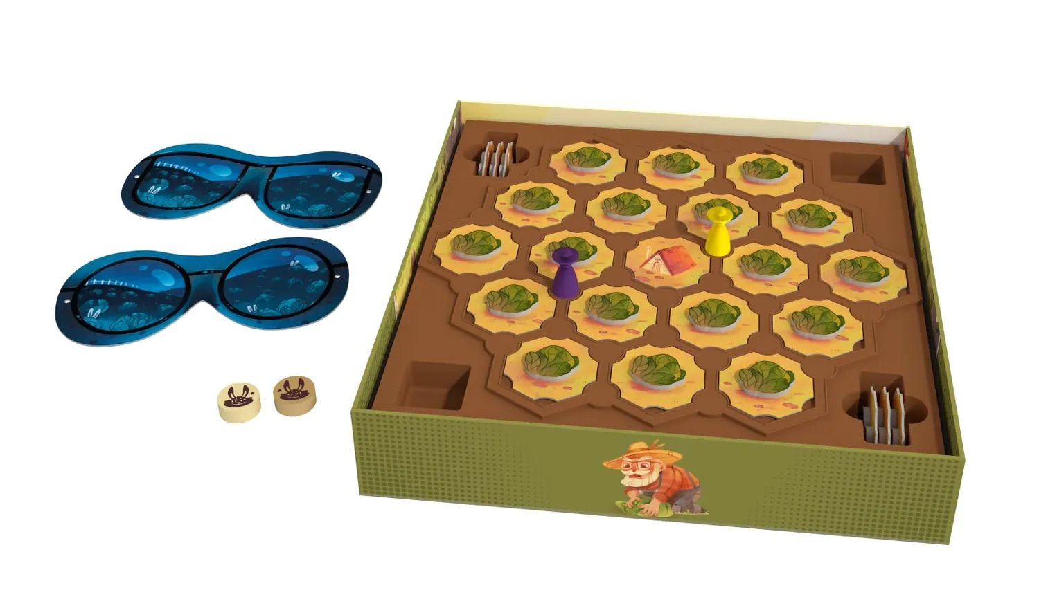 Space Cow Kohl-Rabbit Kinderspiel 2-4 Spieler Deutsch