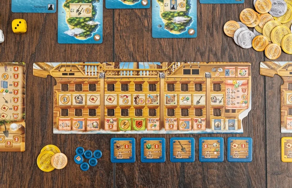 Capstone Games Pirates of Maracaibo Brettspiel Basisspiel deutsch