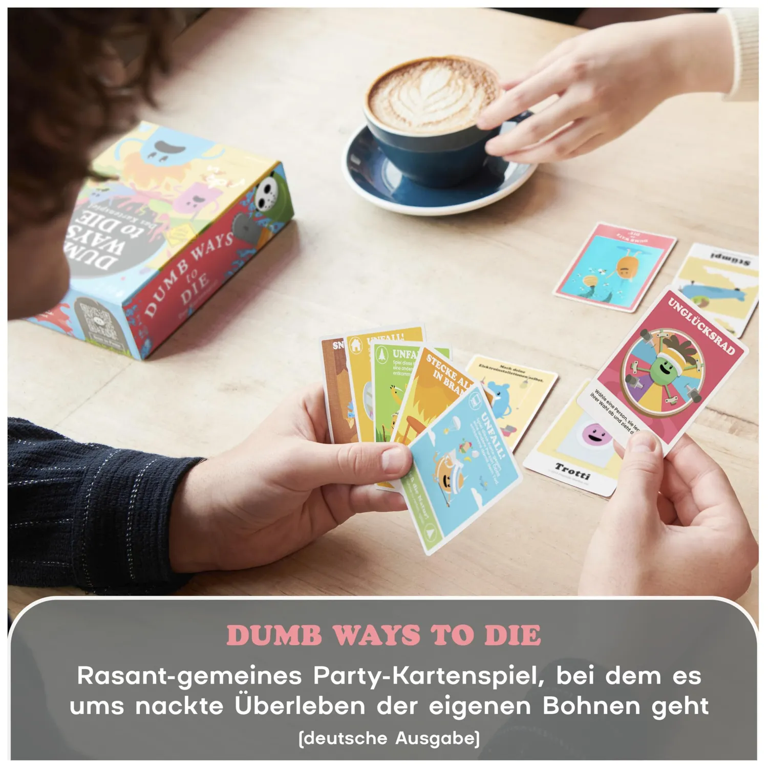 Spin Master Dumb Ways to Die Kartenspiel deutsch ab 12 Jahren