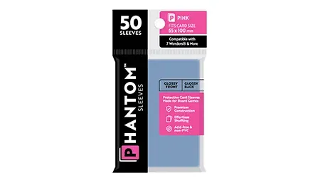 Capstone Games Phantom Sleeves Pink Kartenhüllen