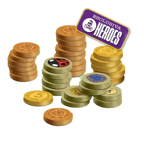 Cranio A Wild Venture Wooden Token Set Holz 72