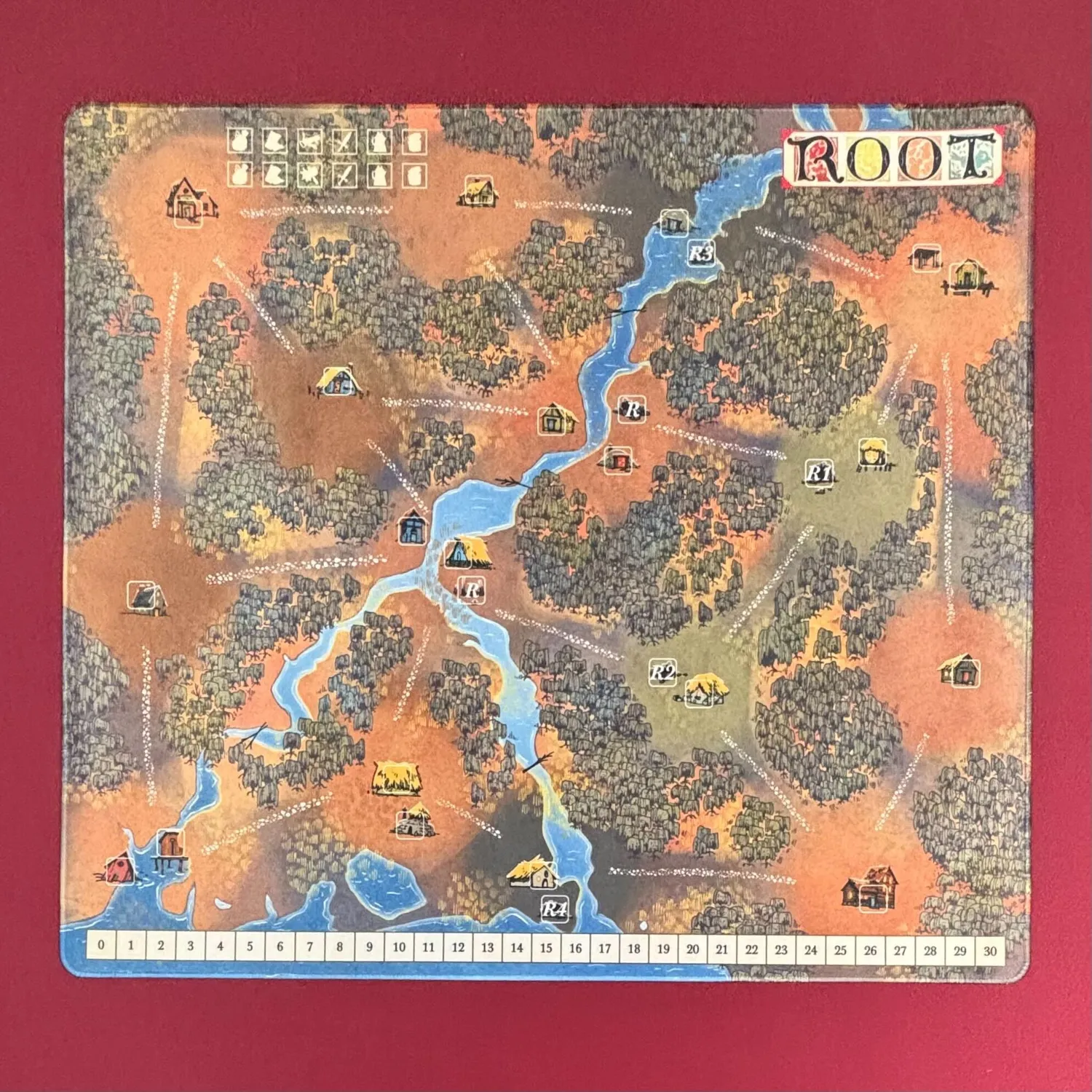 Leder Games Root Playmat Marsh Gorge Neopren