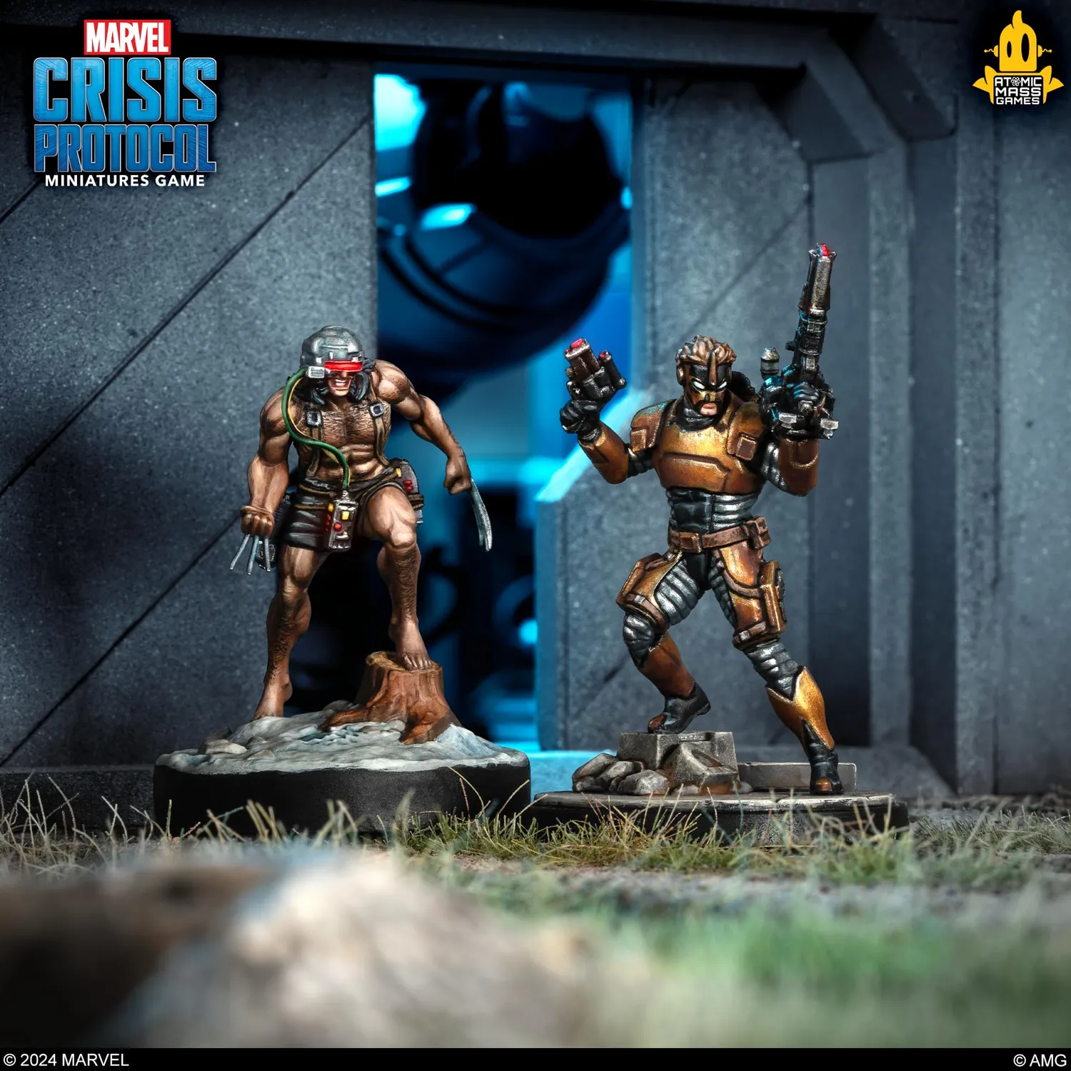 Marvel Crisis Protocol Weapon X & Maverick Charakter Pack