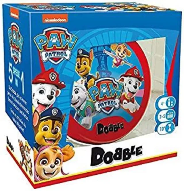Dobble Paw Patrol Kartenspiel Eco-Sleeve ab 6 Jahren