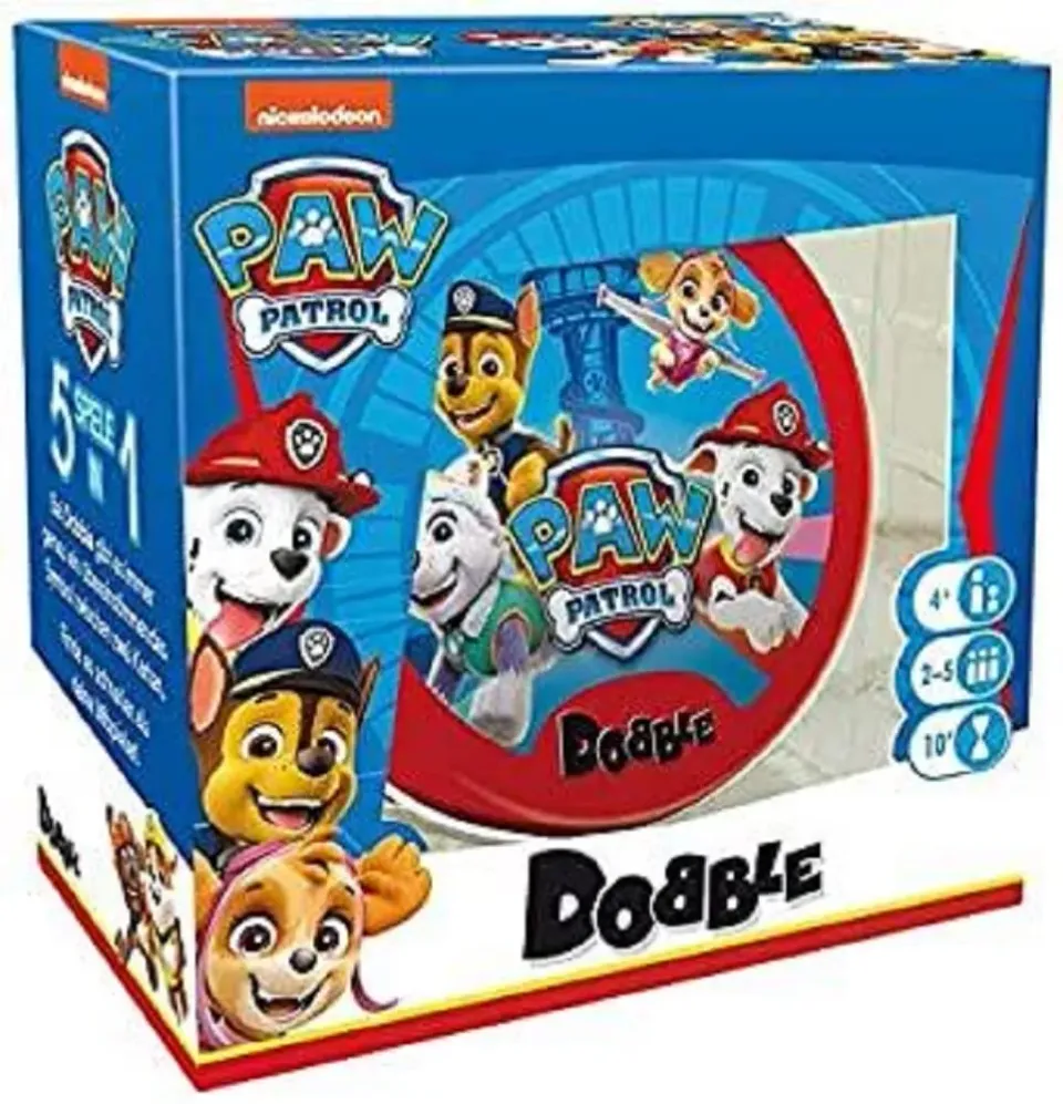 Dobble Paw Patrol Kartenspiel Eco-Sleeve ab 6 Jahren