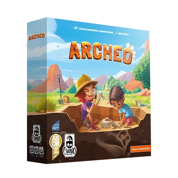 Cranio Archeo Familienspiel kooperativ