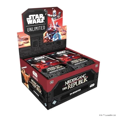 Star Wars Unlimited Niedergang der Republik Booster Display 24
