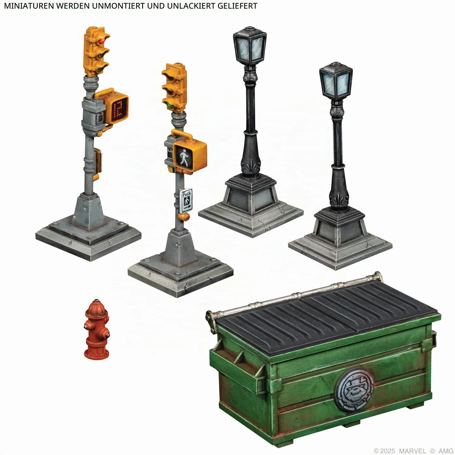 Marvel Crisis Protocol NYC City Block Terrain-Pack