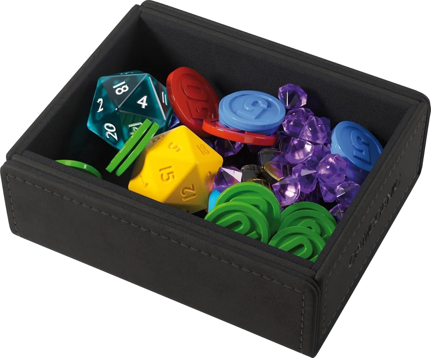Gamegenic Token Keep Black Tokenbox 9x11x4 cm Schwarz
