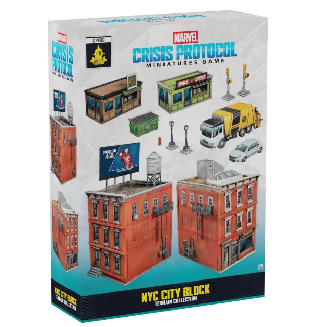 Marvel Crisis Protocol NYC City Block Terrain-Pack