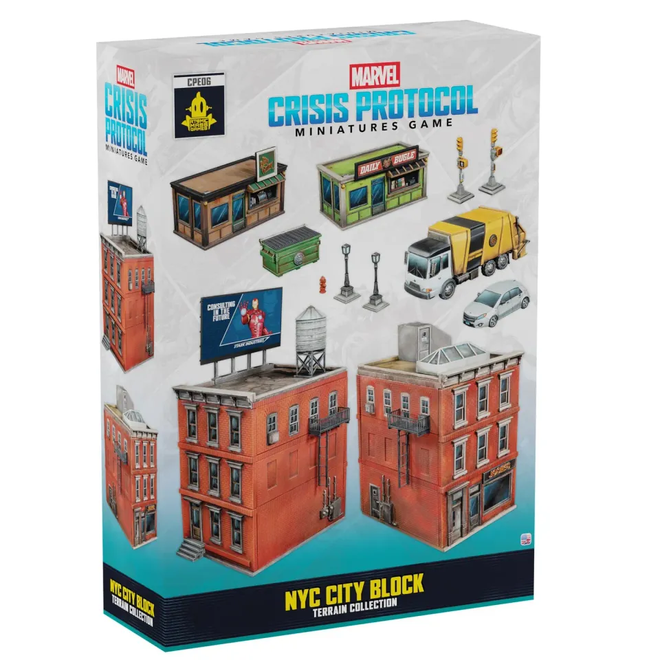 Marvel Crisis Protocol NYC City Block Terrain-Pack