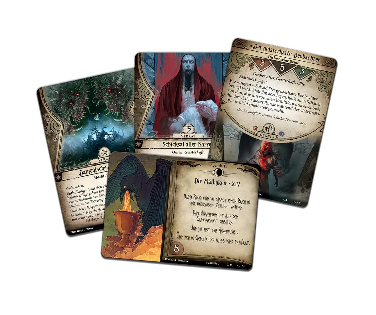 Asmodee Arkham Horror Das Kartenspiel Gebrochene Kreis Erweiterung