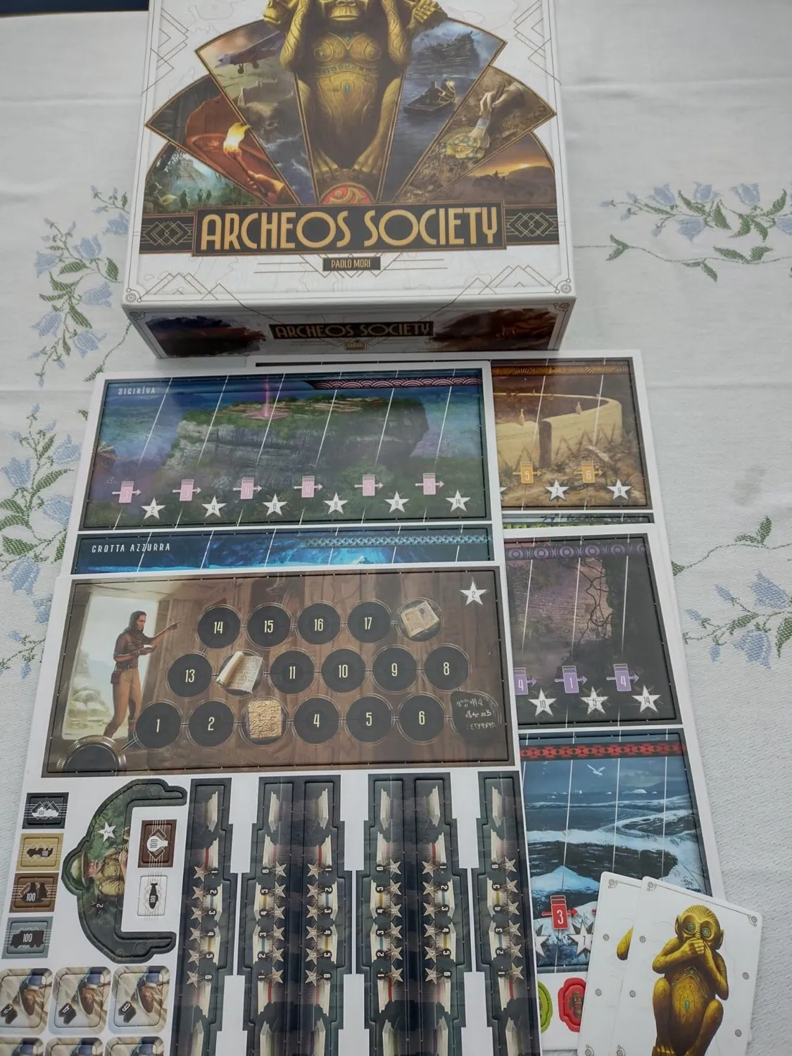 Space Cowboys Archeos Society Kennerspiel Expedition Deutsch
