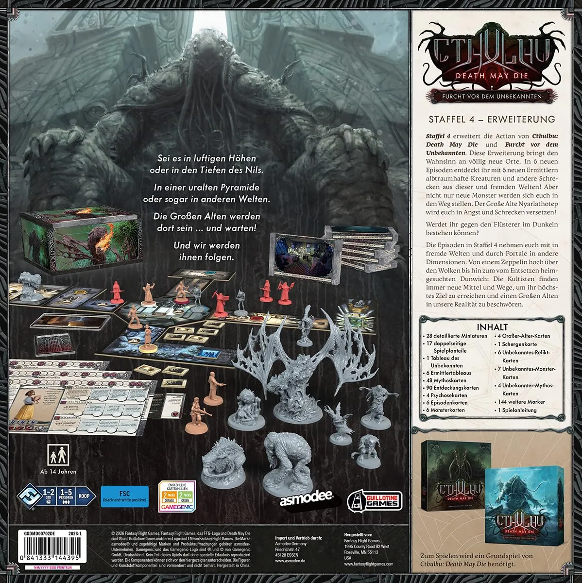 Asmodee Cthulhu Death May Die Staffel 4 Erweiterung Nyarlathotep