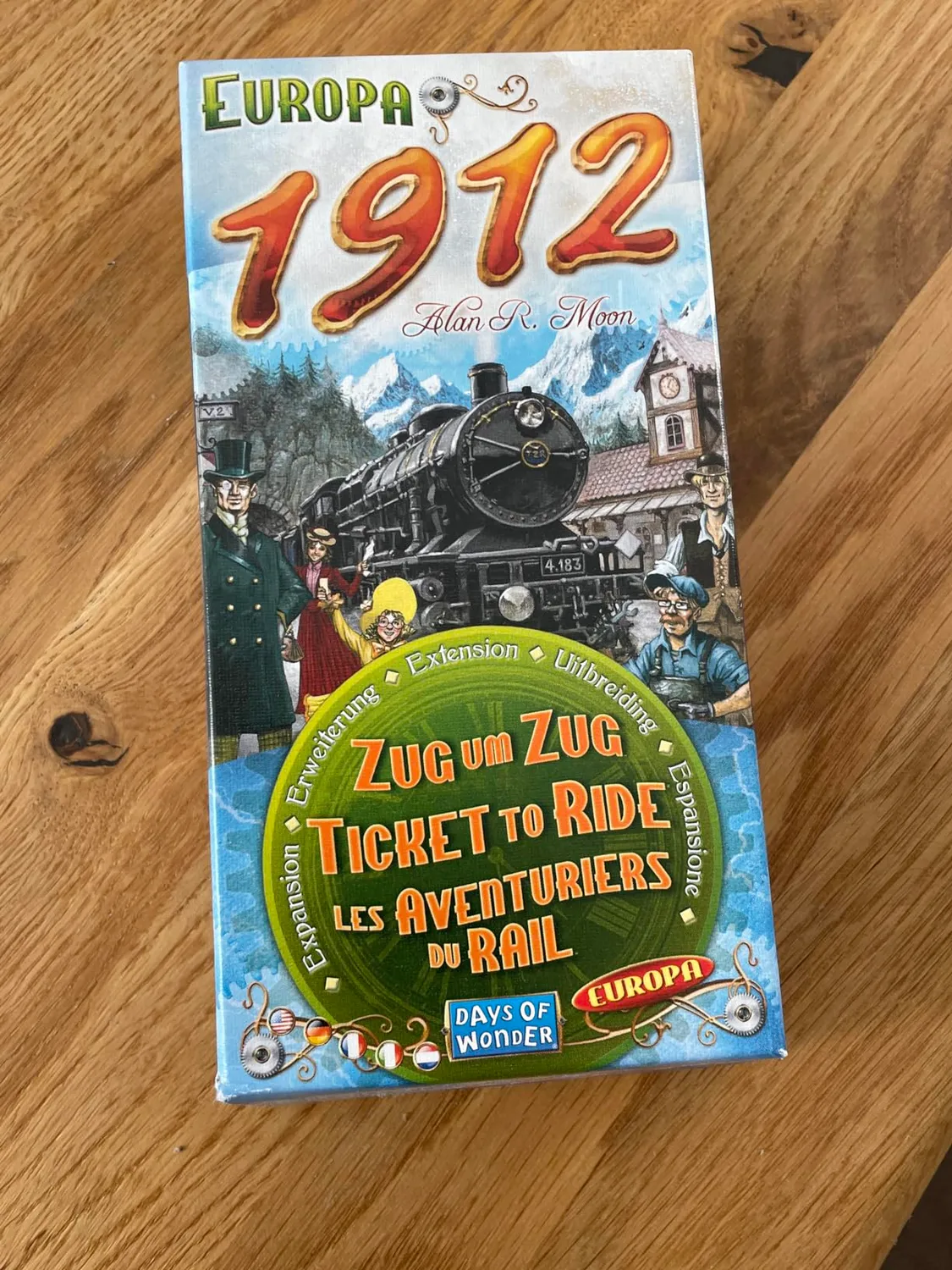 Asmodee Zug um Zug Europa 1912 Erweiterung 2-5 Spieler